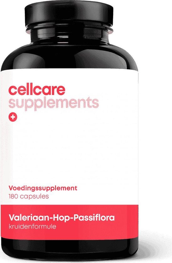 Cellcare Valeriaan-hop-passiflora 180 vcaps