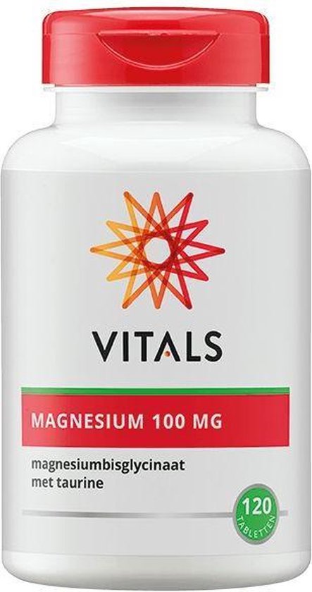 Vitals Magnesiumbisglycinaat 100 mg 120 tabletten