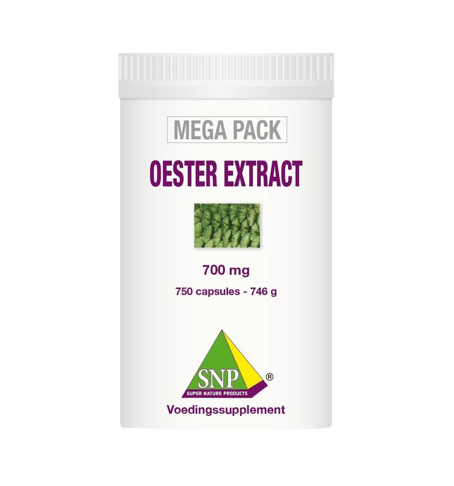 Snp Oester extract megapack 750 capsules