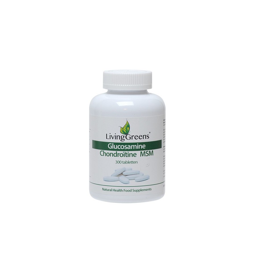 Livinggreens Glucosamine chondroitine MSM 300 tabletten