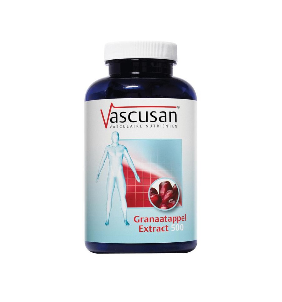 Vascusan Granaatappel extract 500 60 capsules