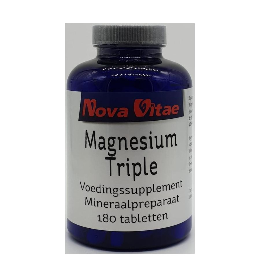 Nova Vitae Magnesium triple 200 mg 180 tabletten