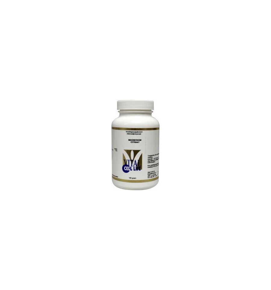 Vital Cell Life Magnesium citraat 80 mg poeder 100 gram