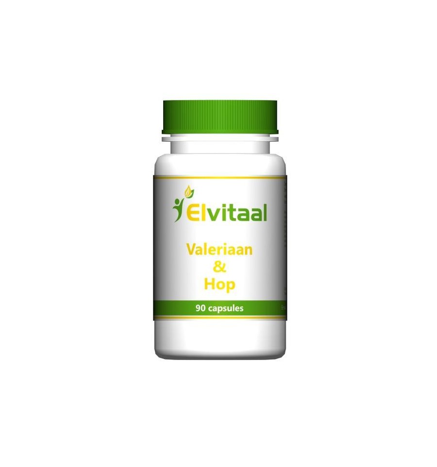 Elvitaal Valeriaan en hop 90 capsules