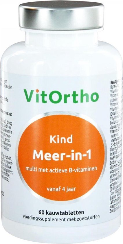 Vitortho Meer-in-1 kind 60 kauwtabletten