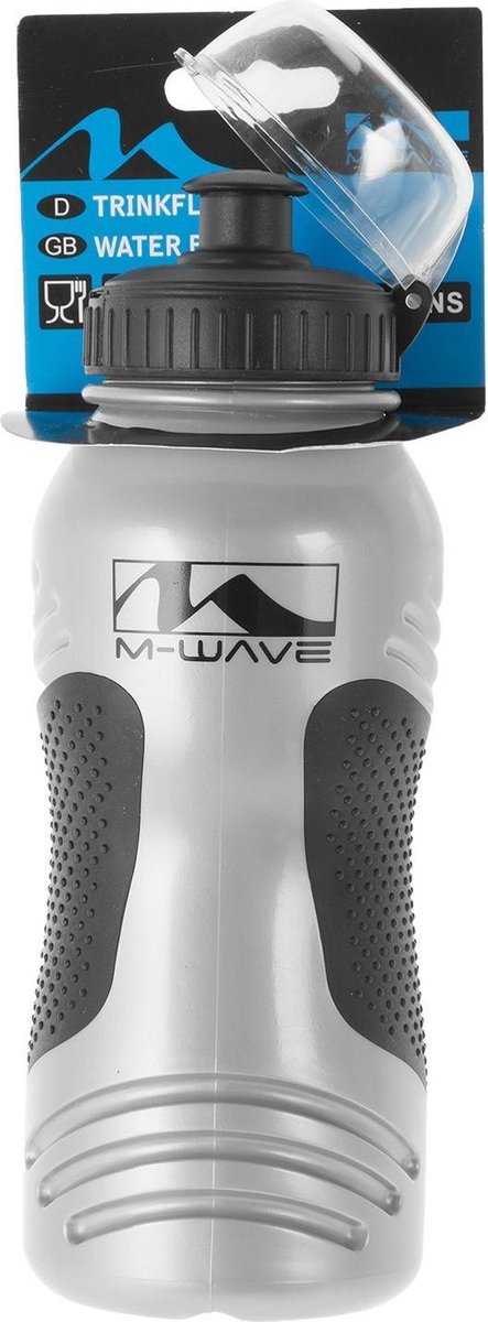M-wave M Wave Bidon PBO 600 NS Zilver - Zwart