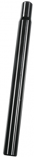 Ergotec Zadelpen vast kaars 25,4 x 300 mm aluminium - Zwart