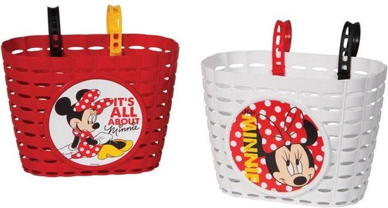 Widek Kinderfietsmandje Minnie Mouse - Wit