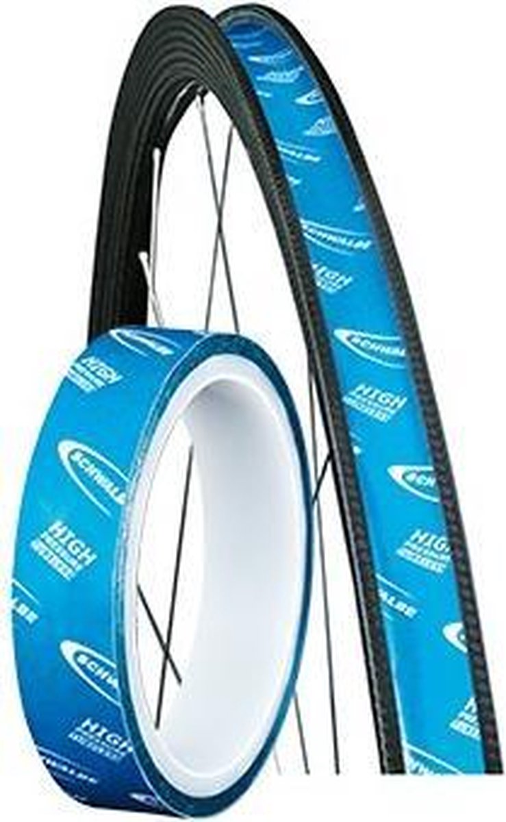 Schwalbe velglint zelfklevend tubeless 21 mm x 10 m - Blauw