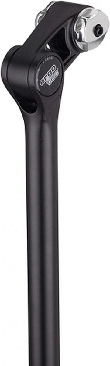 Ergotec zadelpen Seatpost Futura 27,2 x 400 mm aluminium - Zwart