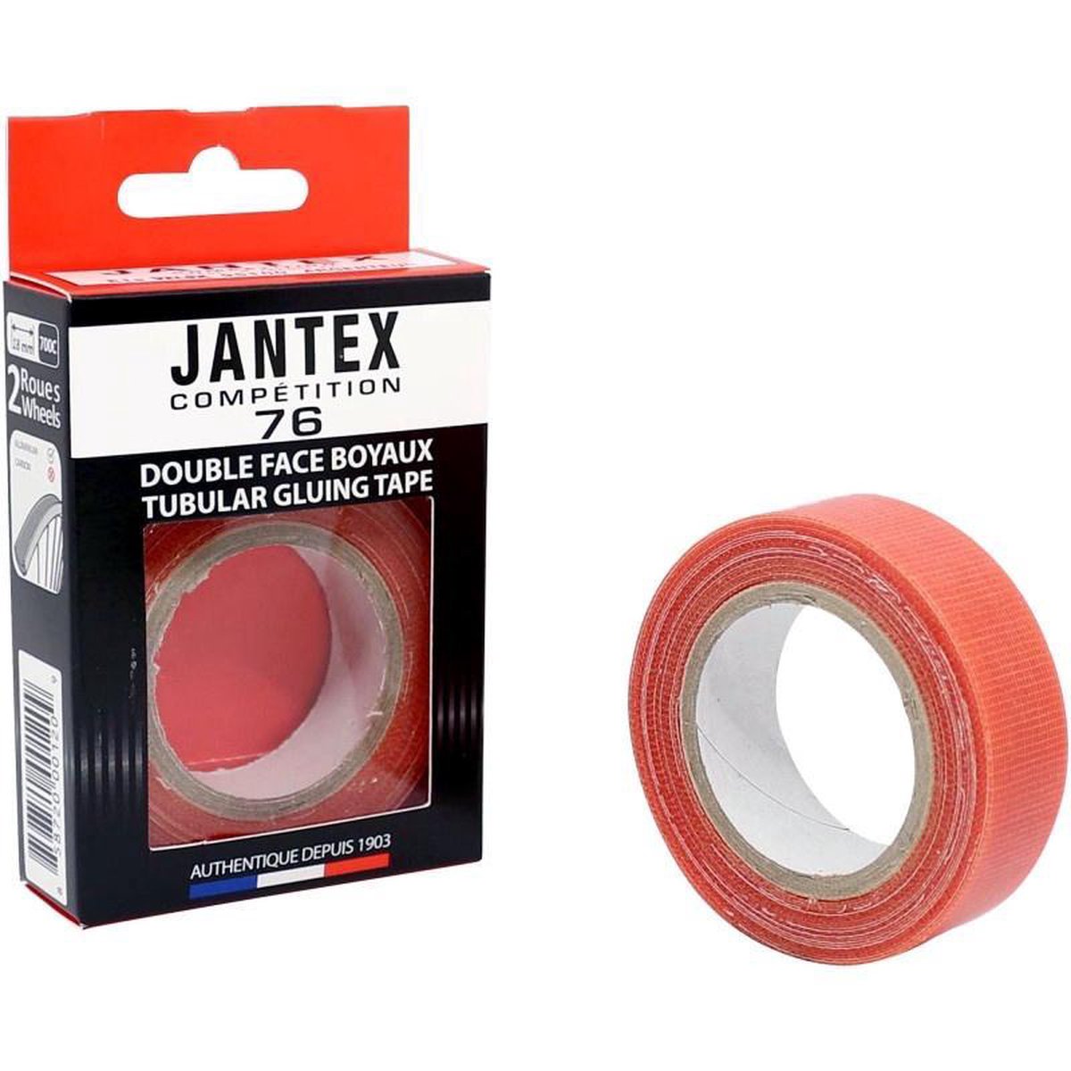 Velox velglint 2 meter x 18 mm per rol - Rood