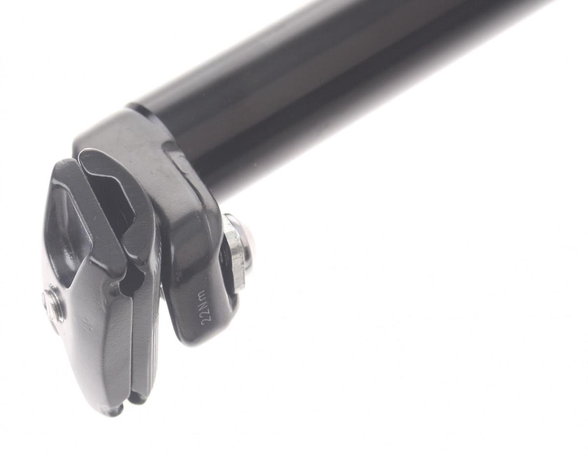 TOM Zadelpen vast Atb 30.9 x 350 mm aluminium - Zwart