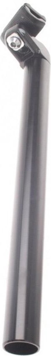 TOM Zadelpen vast Atb 30.9 x 350 mm aluminium - Zwart