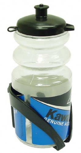 Widek bidon met houder Kawasaki MRX 330 ml PVC/zwart - Blauw