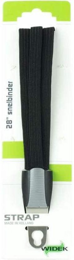 Widek snelbinders Blister 28 inch 60 cm elastaan - Zwart