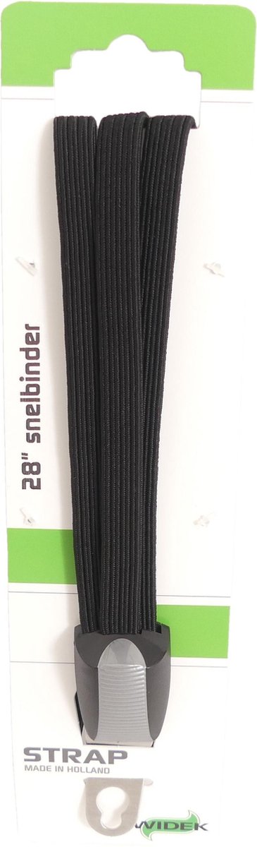 Widek snelbinders Blister 28 inch 60 cm elastaan - Zwart