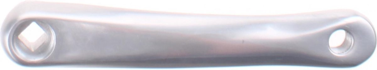 TOM crank 170 mm links staal JIS zilver per stuk - Silver