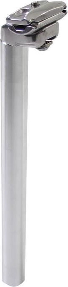 TOM zadelpen vast 27,2 x 350 mm aluminium zilver - Silver