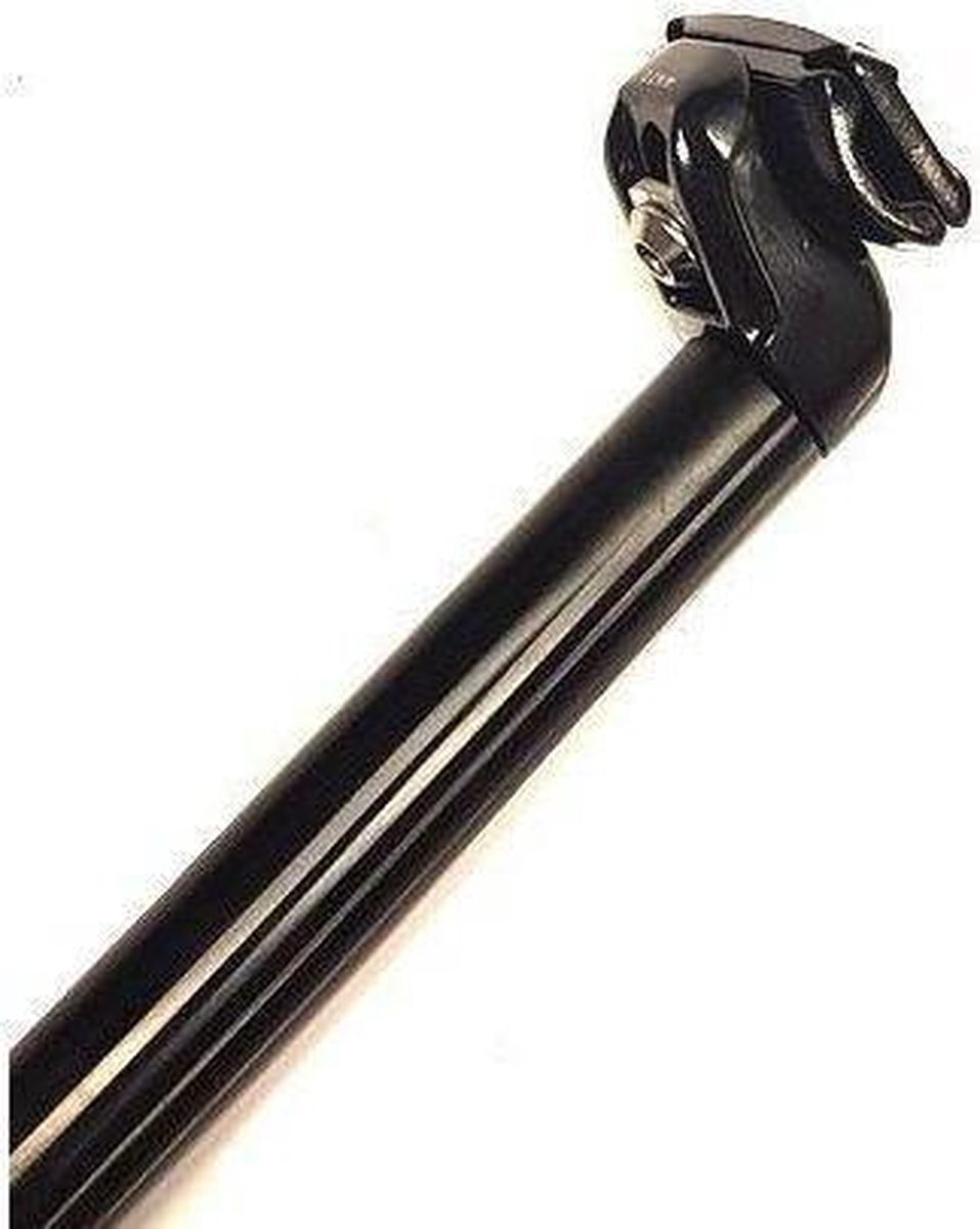 TOM zadelpen vast 26,0 x 350 mm aluminium - Zwart