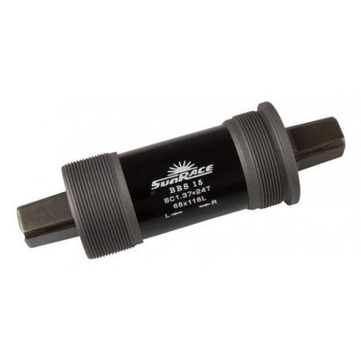 SunRace trapas spieloos BSA 116 mm zilver/zwart - Silver