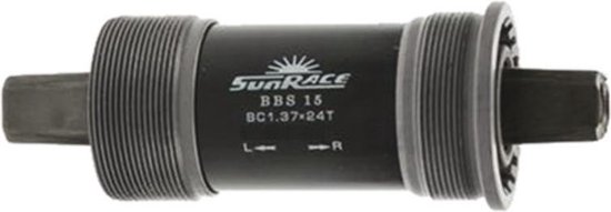 SunRace trapas spieloos BSA 116 mm zilver/zwart - Silver