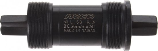 Neco trapas Italiaans 113 x 36 mm - Zwart