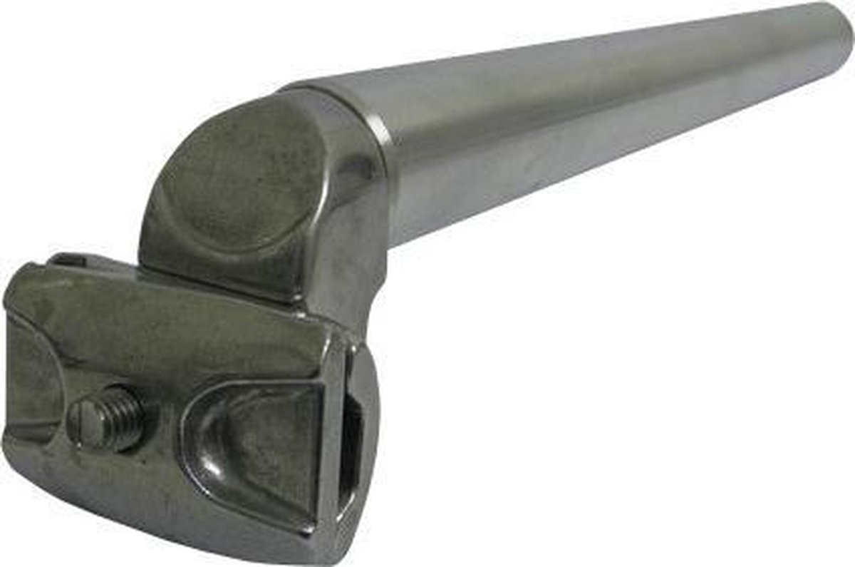 TOM zadelpen 30,2 x 350 mm aluminium zilver - Silver