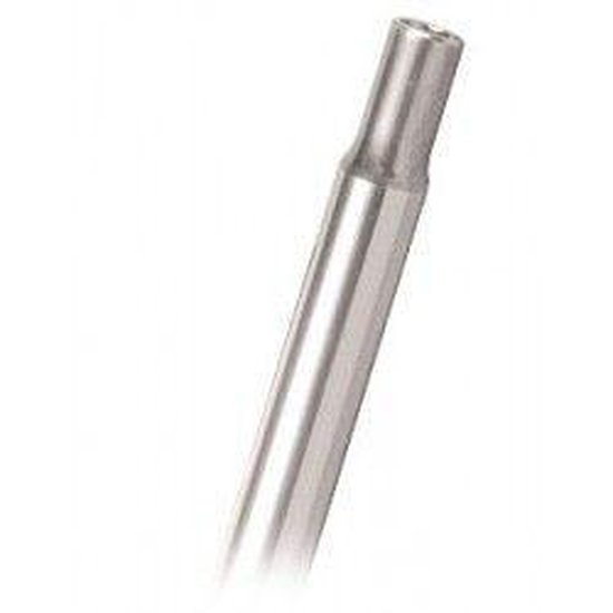 TOM zadelpen vast kaars 27,2 x 350 mm aluminium zilver - Silver
