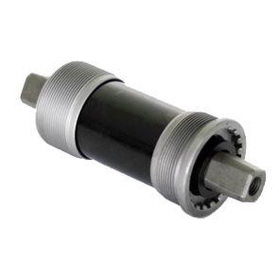 SunRace trapas spieloos BSA 122 mm zilver/zwart - Silver