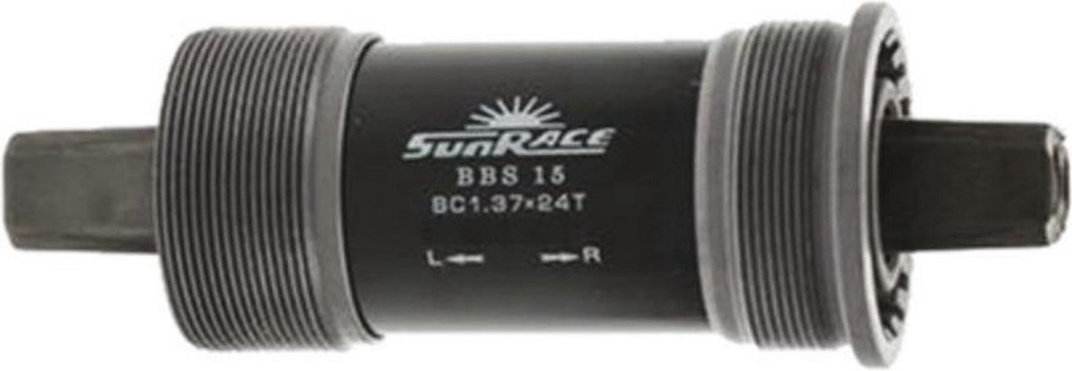 SunRace trapas spieloos BSA 122 mm zilver/zwart - Silver