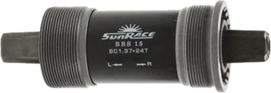 SunRace trapas spieloos BSA 131 mm zilver/zwart - Silver