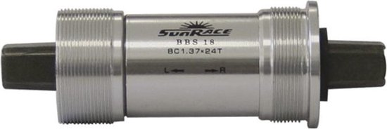 SunRace trapas spieloos alu cup 113 mm BSA zilver - Silver
