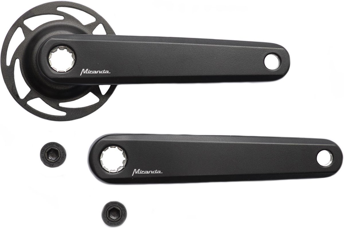 Miranda Crankset Delta voor Bosch 2 e bike 170 mm - Zwart