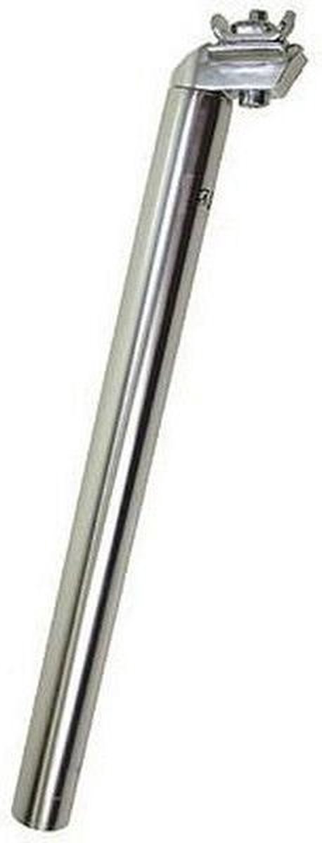 TOM zadelpen vast 26,2 x 350 mm aluminium zilver - Silver