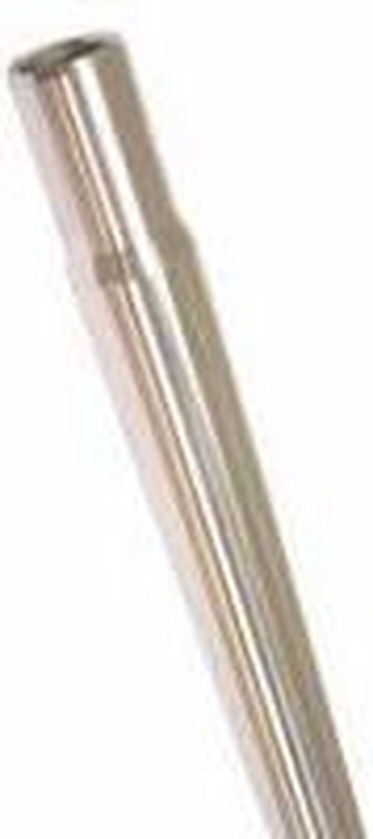 TOM zadelpen vast kaars 26 x 350 mm aluminium zilver - Silver
