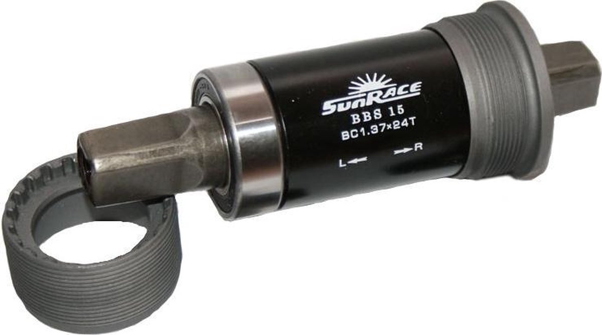 SunRace Trapas BBS15 JIS 103 / 31 mm - Zwart