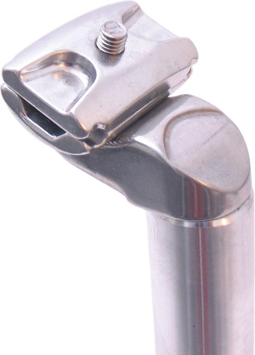 Kalloy zadelpen vast 30,8 x 350 mm aluminium zilver - Silver