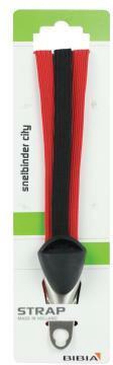 Bibia triobinder City 62 cm zwart/ - Rood