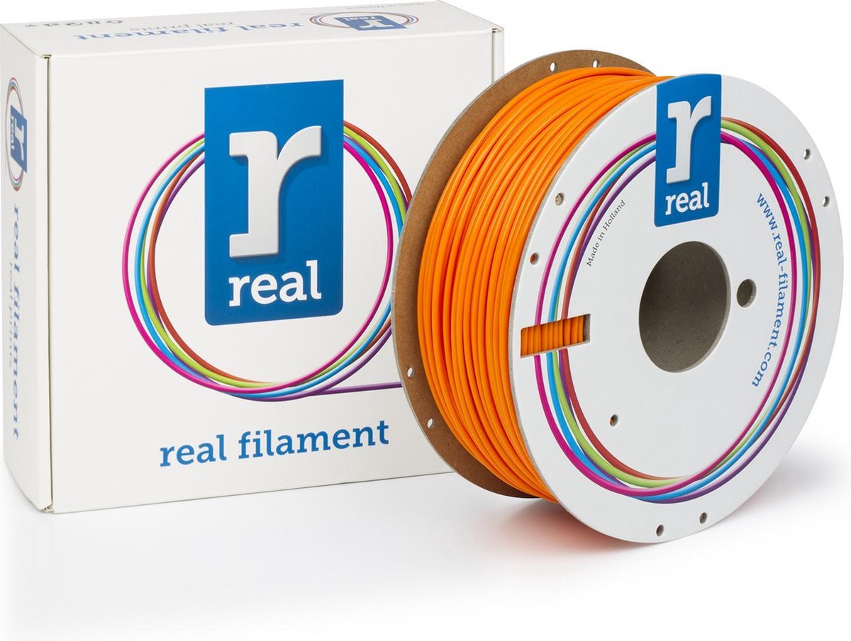 3D filamenten REAL Filament PLA fluoriserend oranje 2.85mm (1kg)