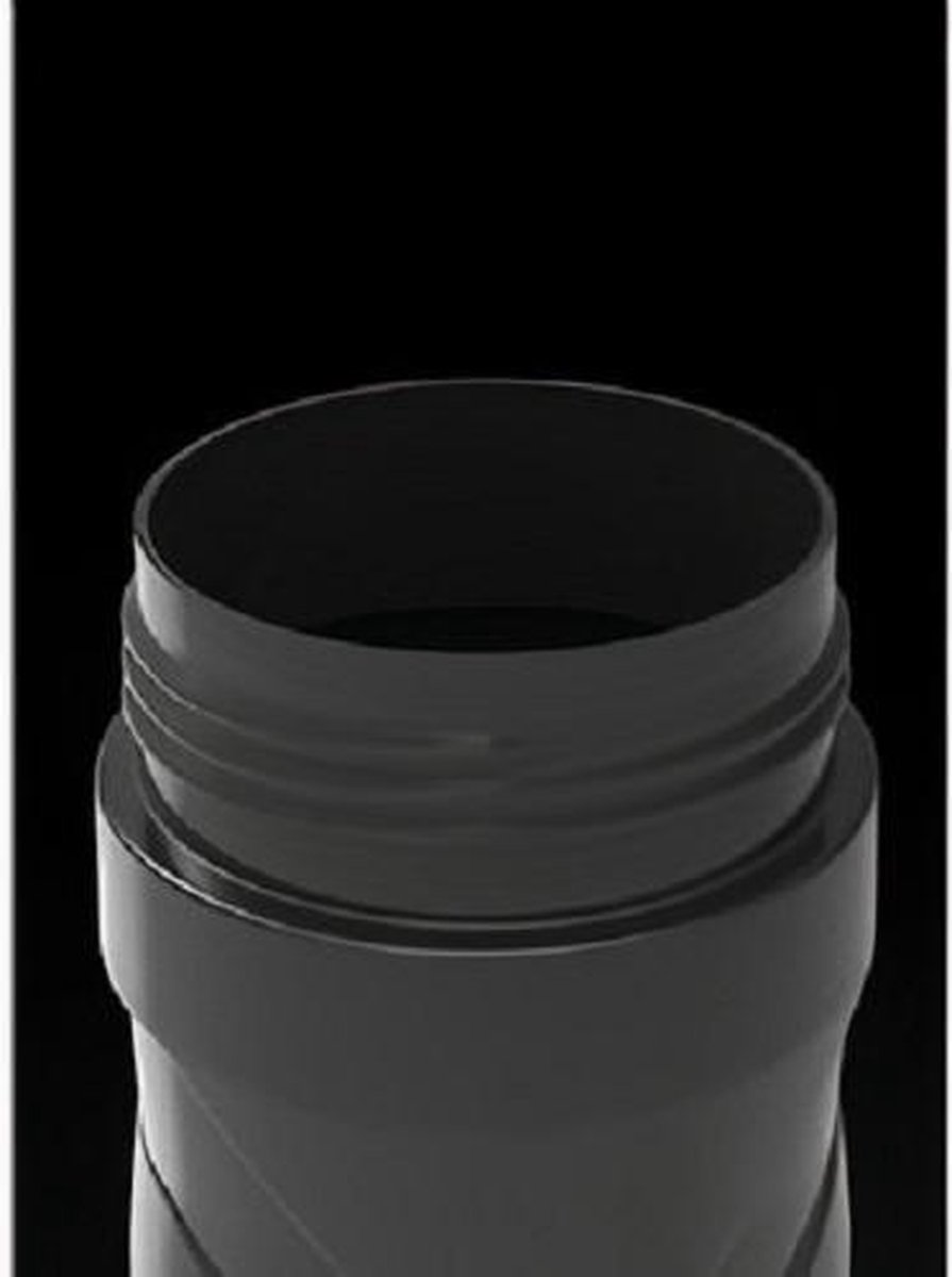 Polisport bidon Thermal T500 500 ml polypropyleen/rood - Zwart