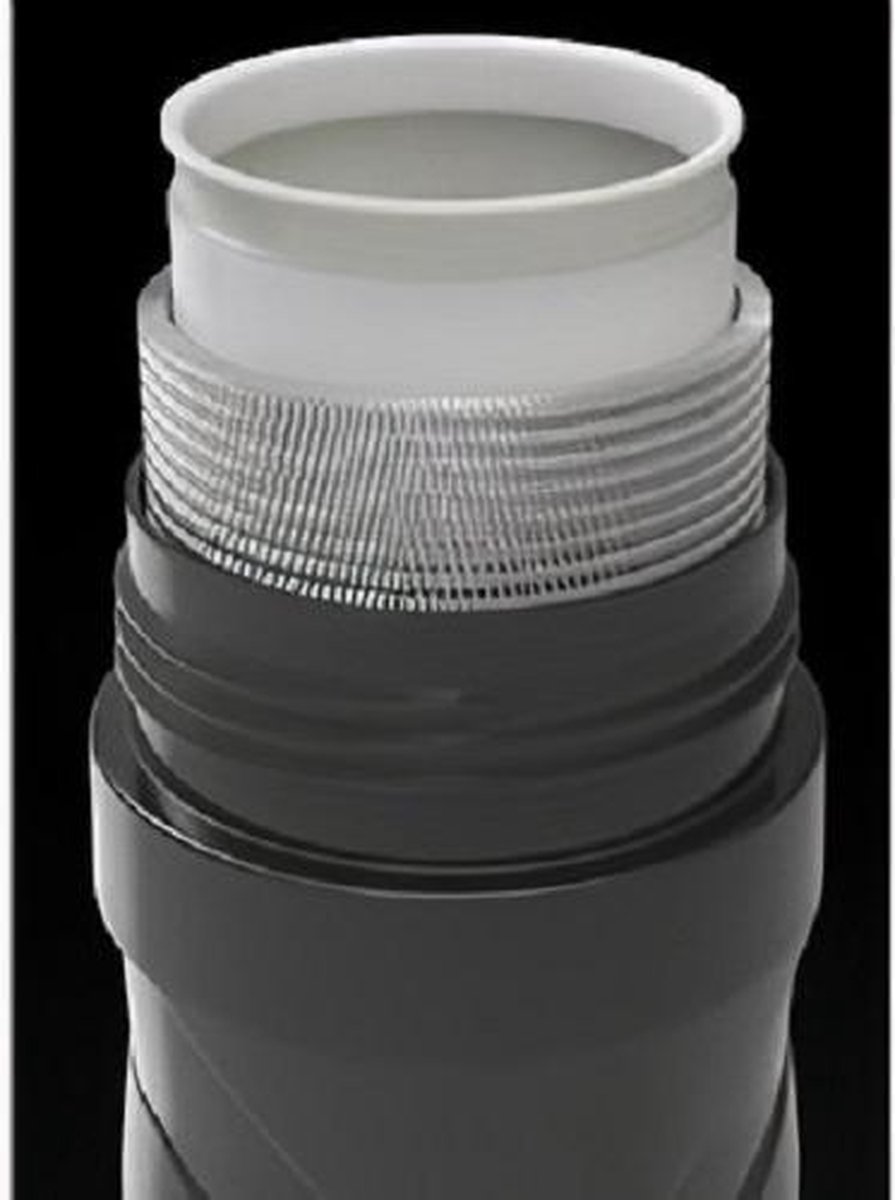 Polisport bidon Thermal T500 500 ml polypropyleen/rood - Zwart