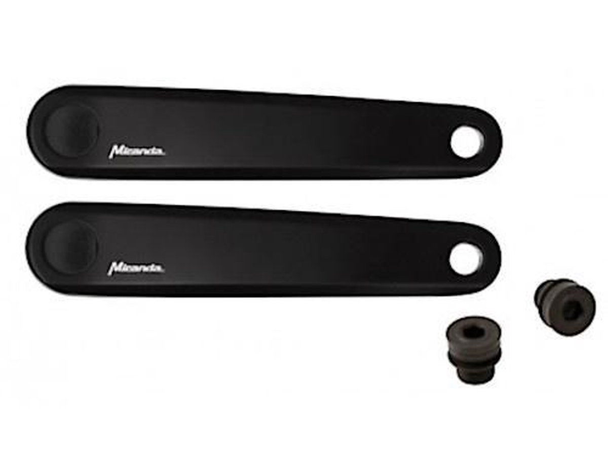 Miranda crankset e bike Delta Bosch 170 mm - Zwart