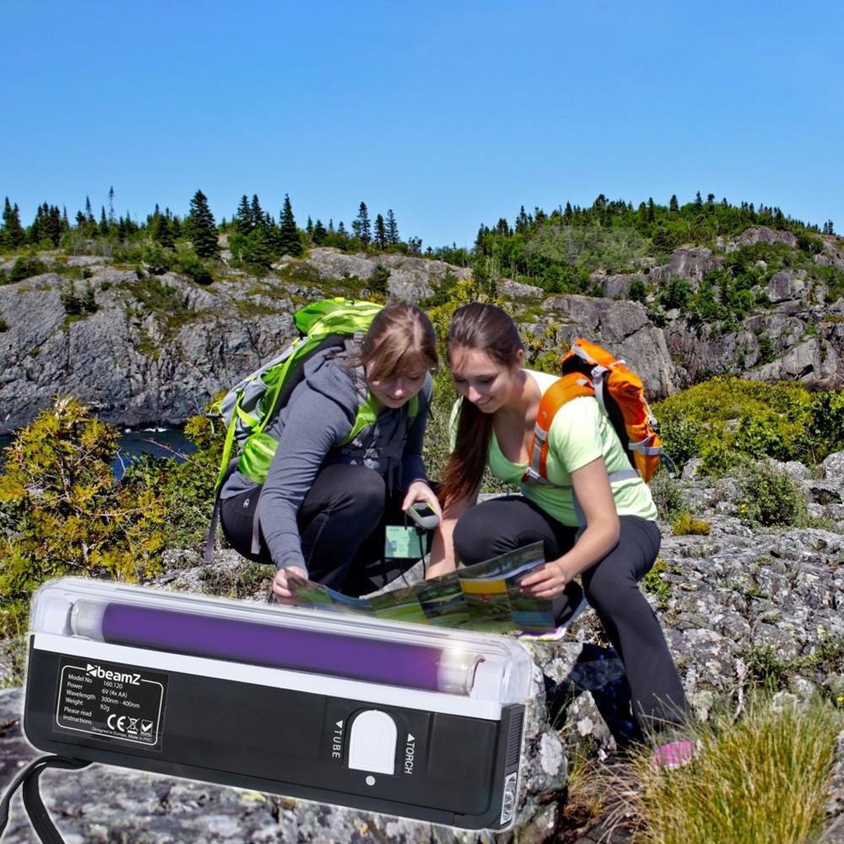 BEAMZ Draagbare blacklight UV lamp