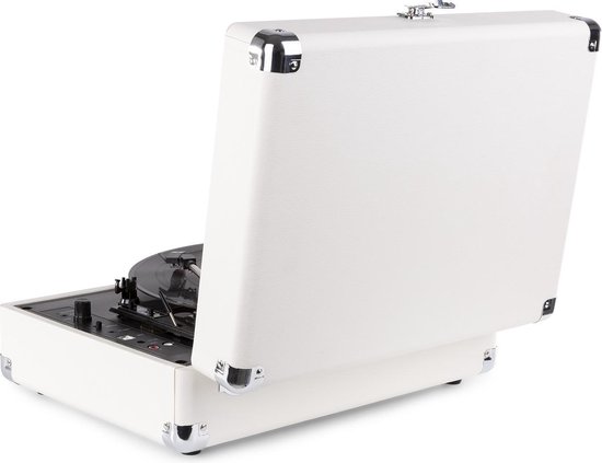 Fenton RP115D Platenspeler met speakers, bluetooth & USB wit