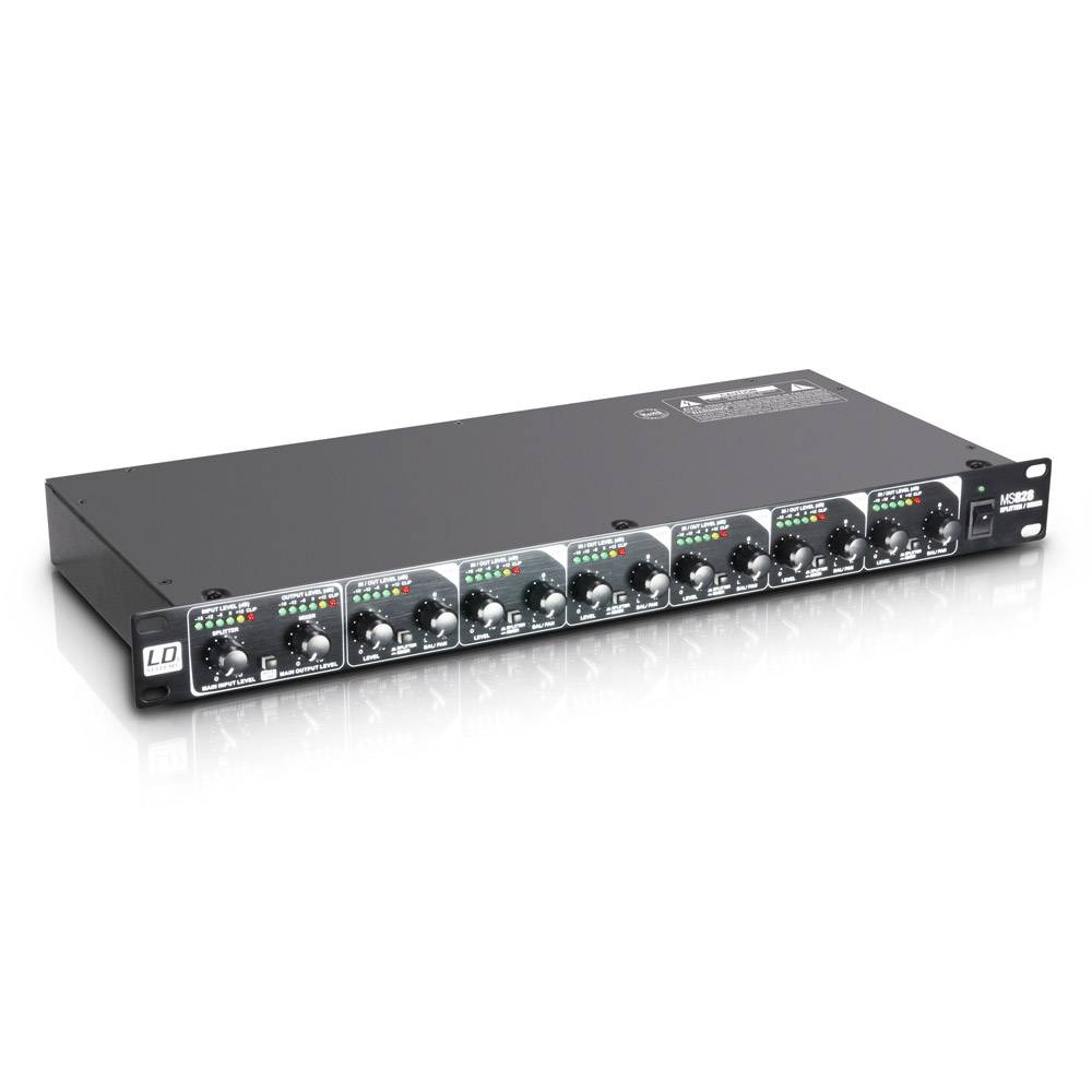 LD Systems MS828 8-kanaals mixer/splitter combinatie