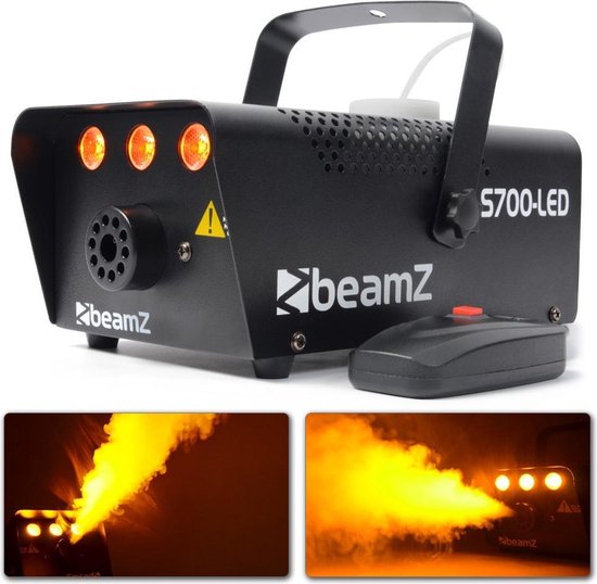 BEAMZ S700-LED rookmachine met vuureffect 700W