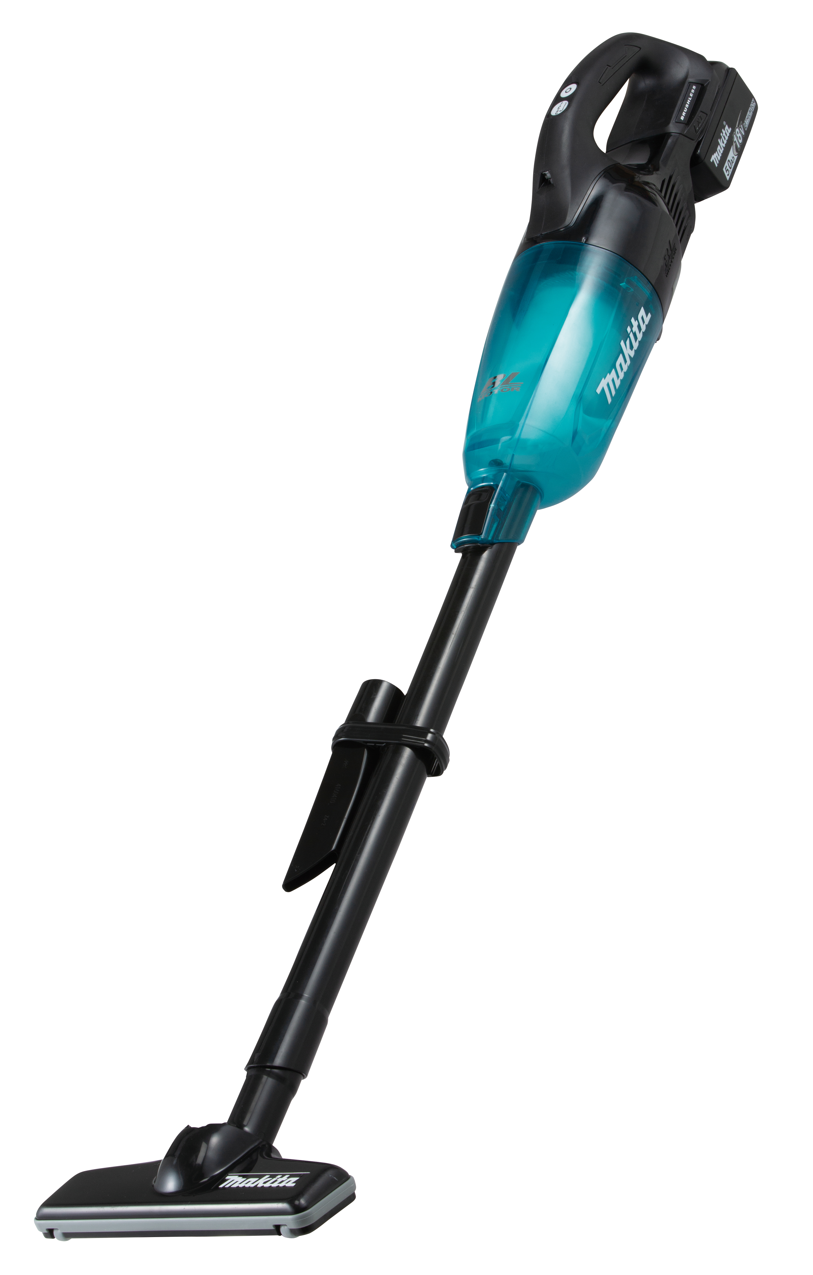 Makita DCL281FRTB 18 V Steelstofzuiger zwart (+ GRATIS ACCU)