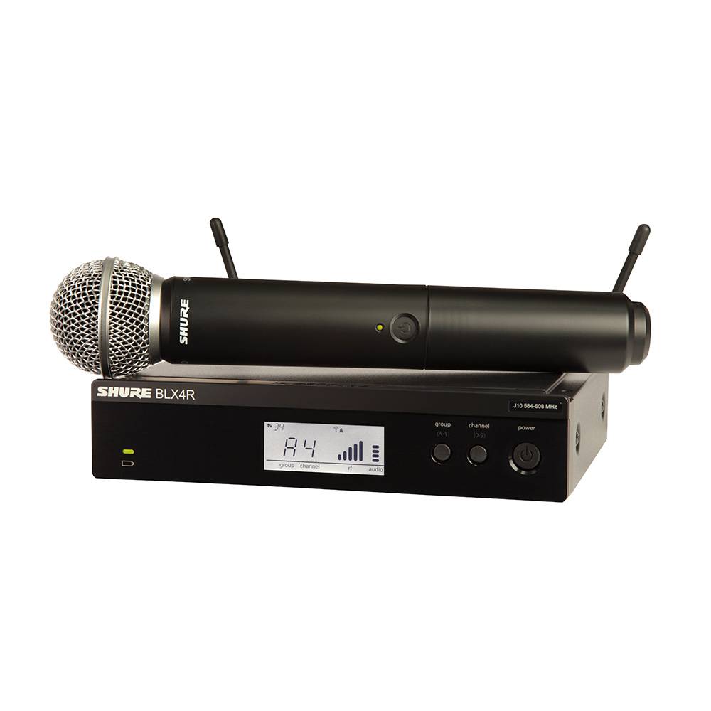 Shure BLX24R-SM58 Draadloos handheld microfoonsysteem (rackmount)