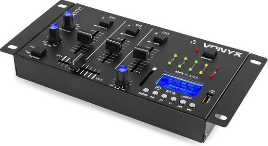 VONYX STM3030 4-kanaals mixer met USB-speler