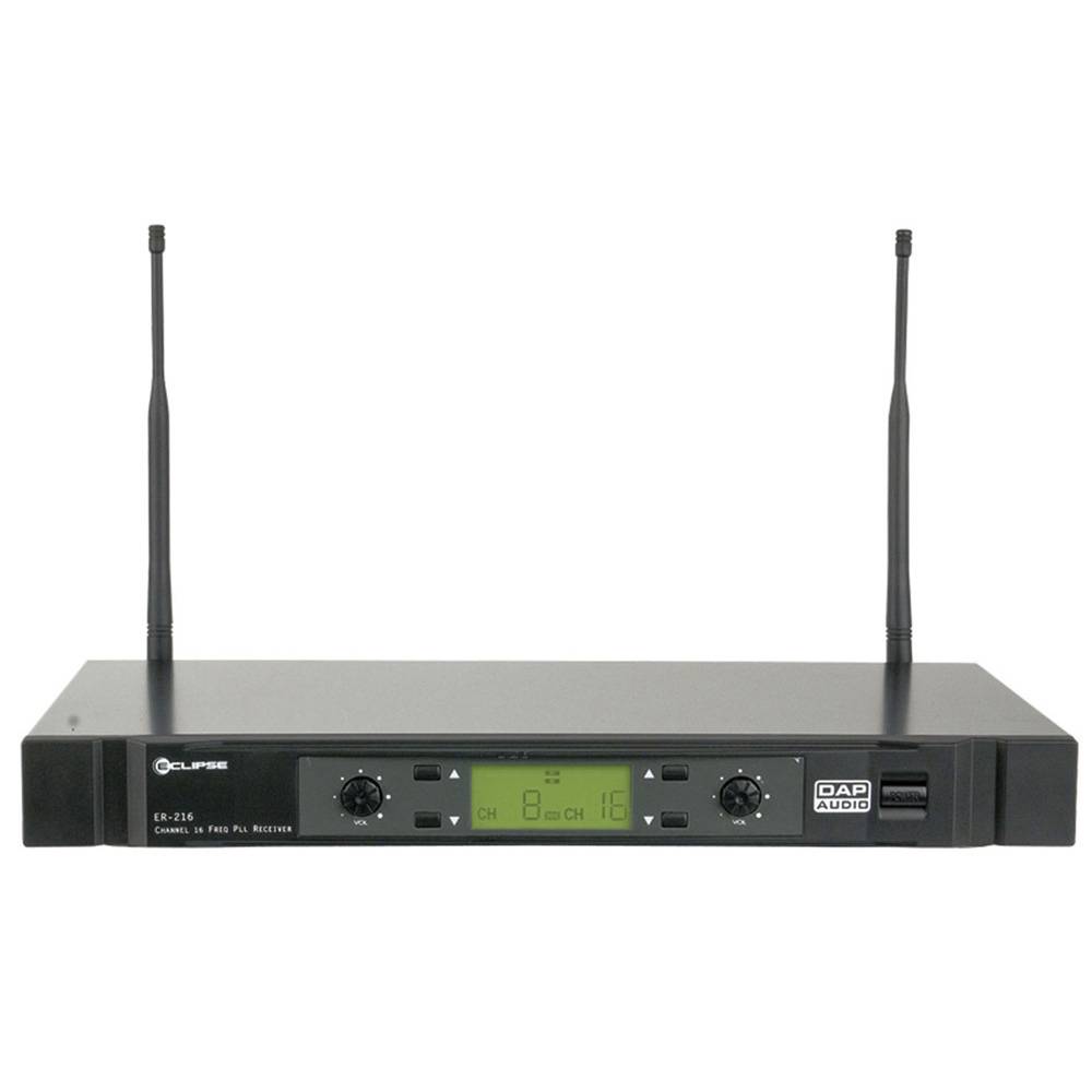 DAP ER-216B Draadloze microfoon ontvanger 614-638MHz